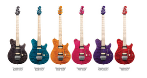 Music Man Axis 30th Anniversary Trans Blue Quilt Limited