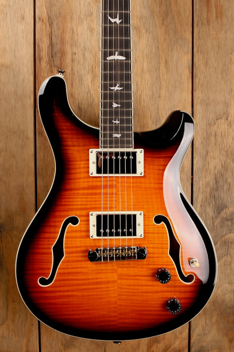 2020 PRS SE Hollowbody II Tri-Colour Sunburst